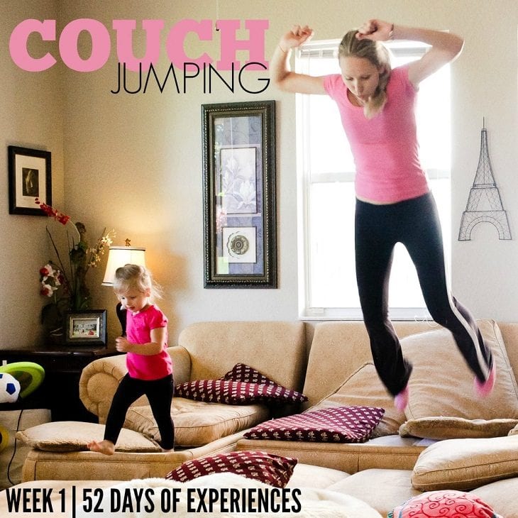 Couch Jumping Week 1 of 52 Weeks of Experiences • EVERY AVENUE LIFE