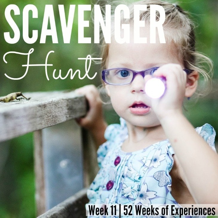 Scavenger Hunt in the Woods - Week 11 of 52 Weeks of Experiences ...